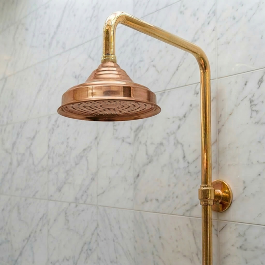 Solid Copper Rain Shower Head