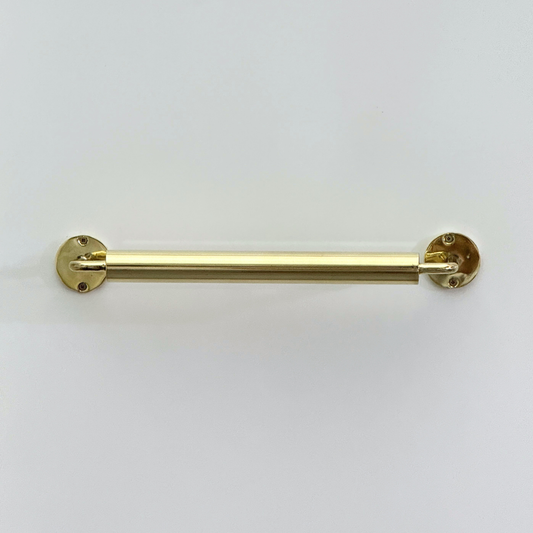 Unlacquered Brass Towel Holder, Solid Brass Wall Mounted Bar, Brass Towel Rack, Brass Rod, Brass Towel Rail