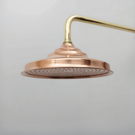 Copper Round Rain Shower Head - Ref: BA009