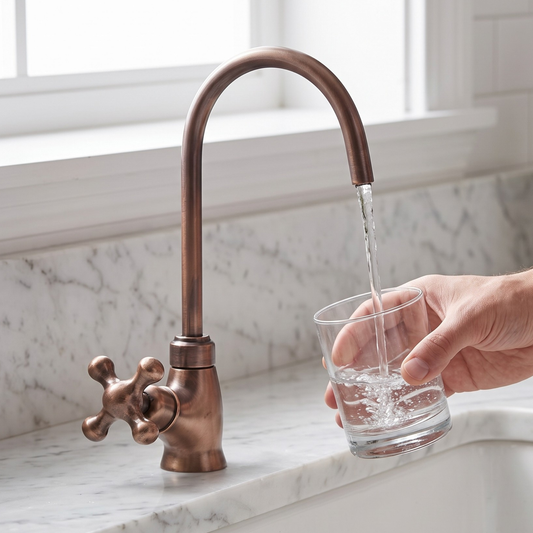 Antique Copper Cold Water Faucet