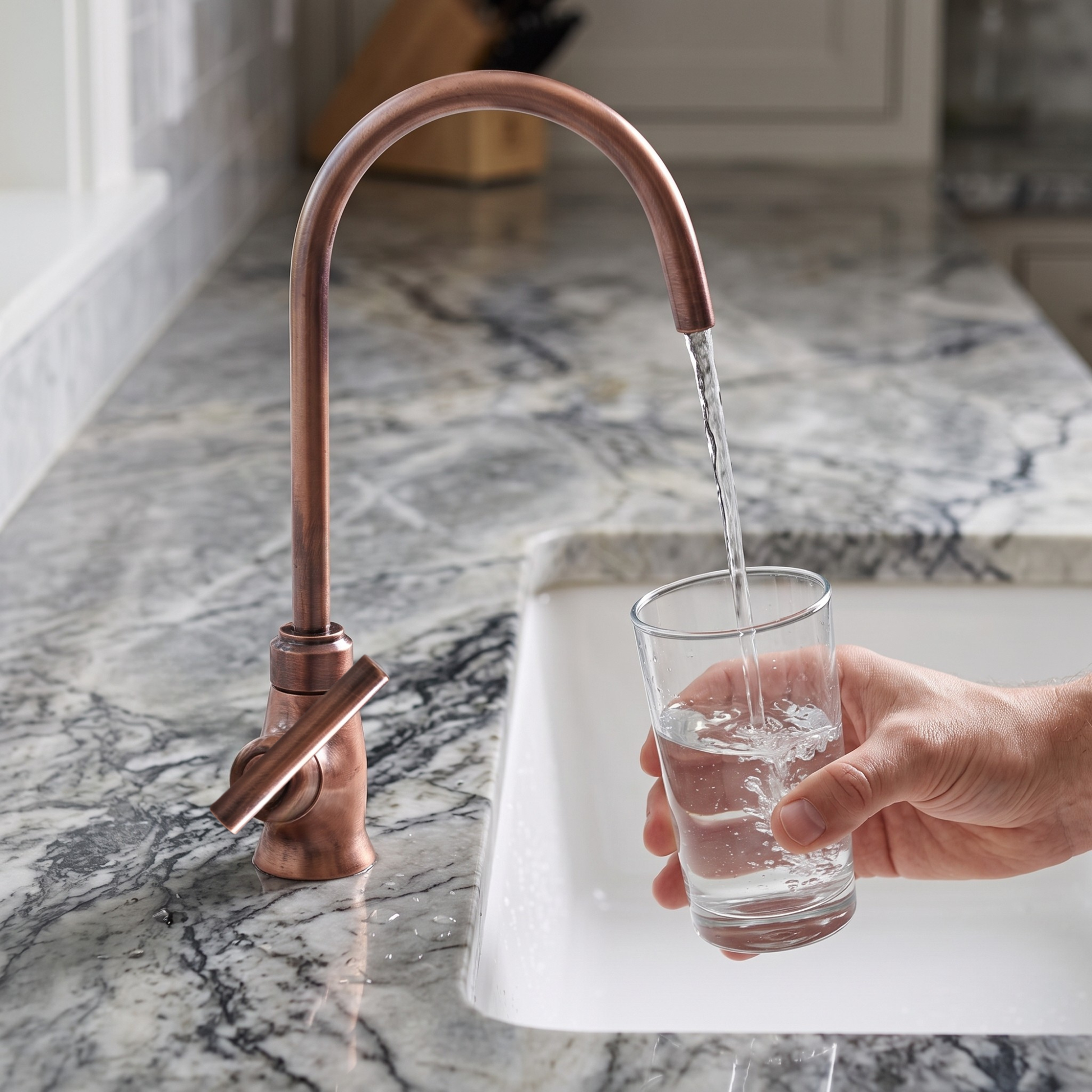 Antique Copper Cold Water Faucet