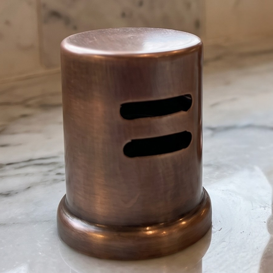 Antique Copper Dishwasher Air Gap Cover