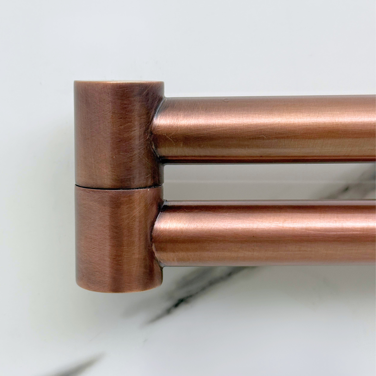 Antique Copper Pot Filler, Solid Copper Wall Mount Kitchen Faucet
