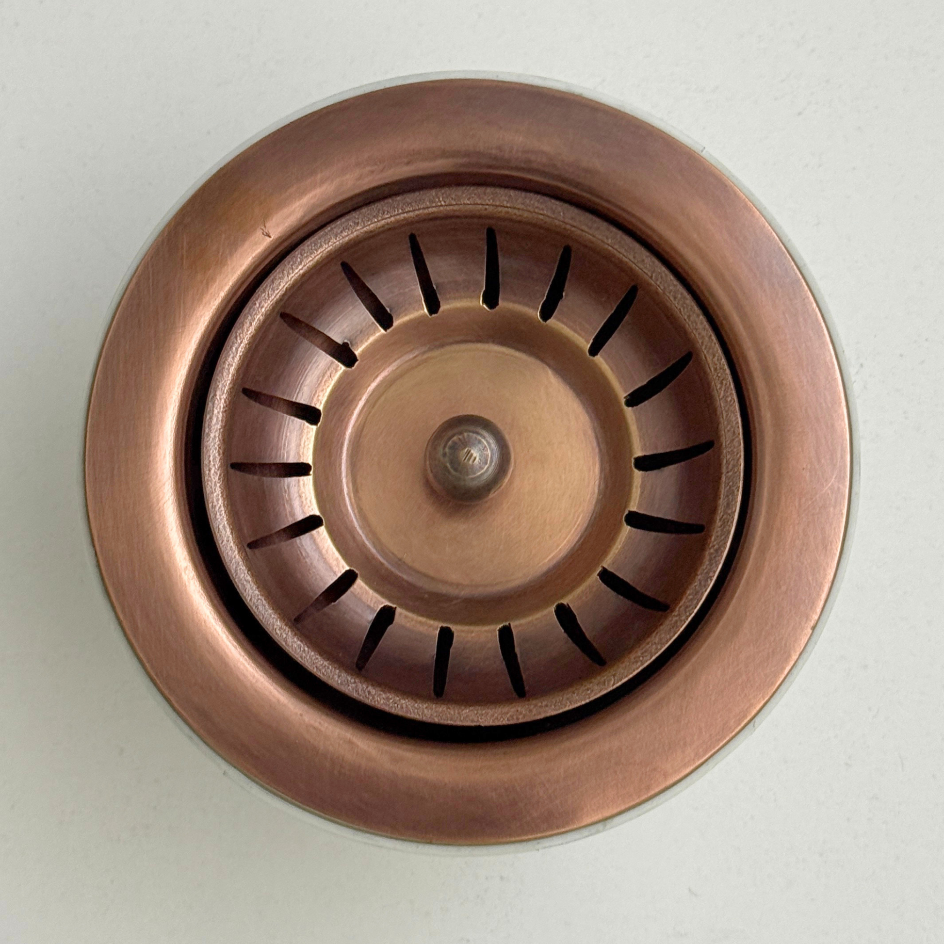 Antique Copper Sink Strainer