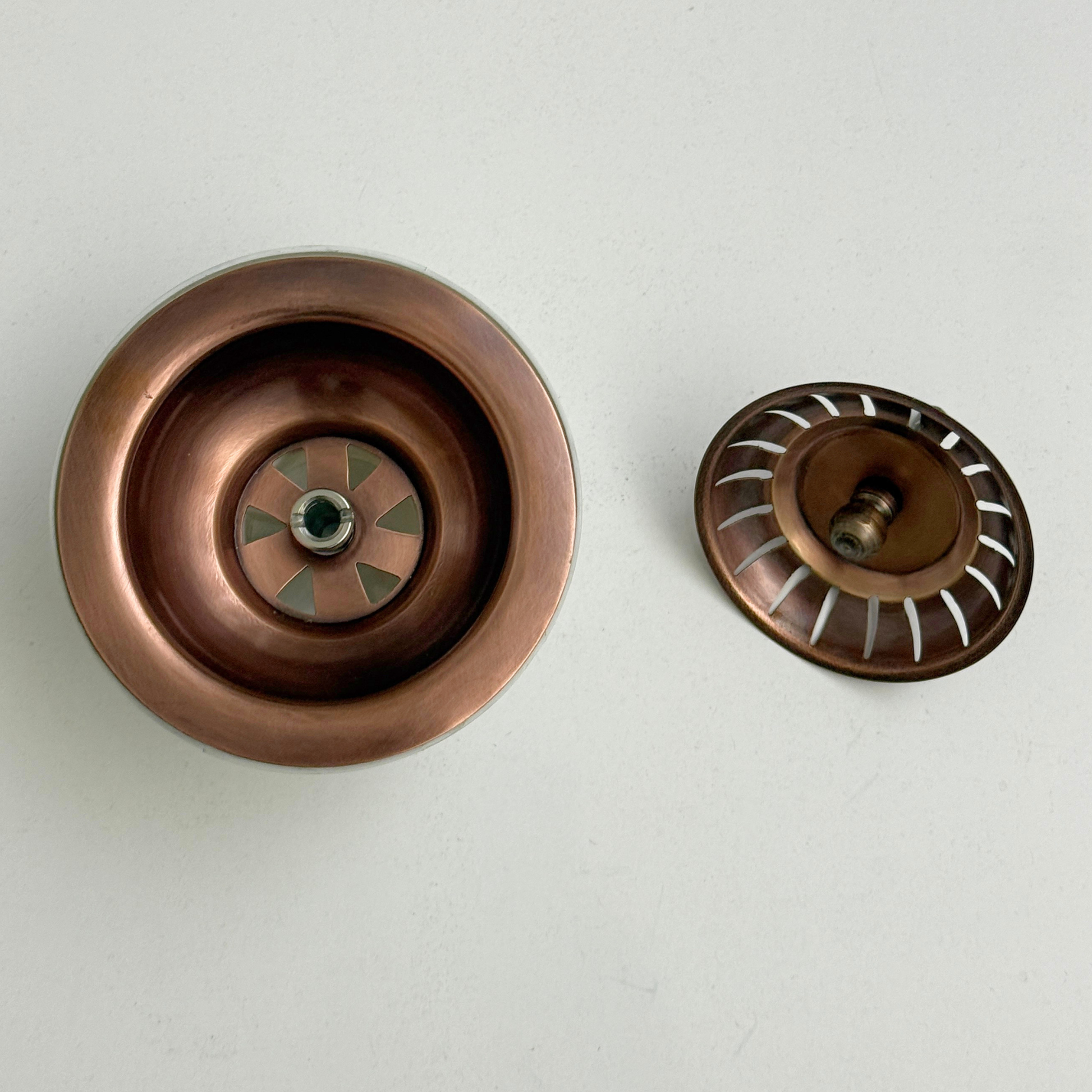 Antique Copper Sink Strainer