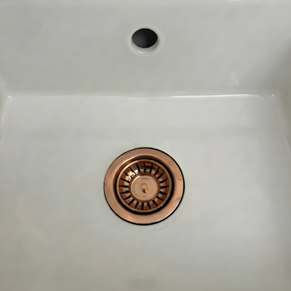 Pure Copper Sink Strainer, Solid Copper Kitchen Strainer