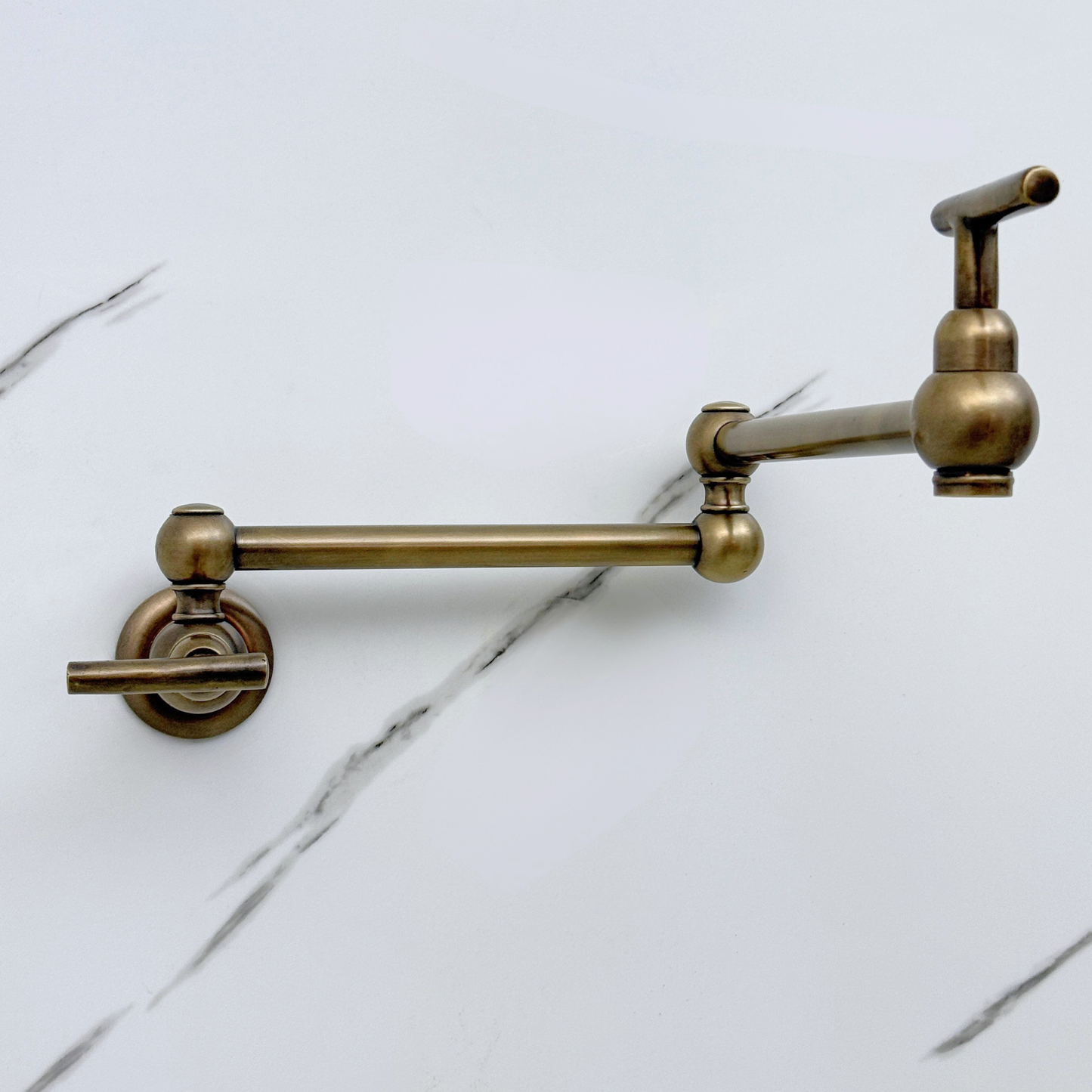Oil Rubbed Bronze Pot Filler, Wall Mount Kitchen Faucet