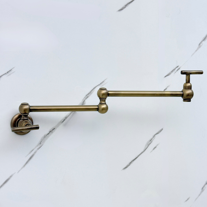Oil Rubbed Bronze Pot Filler, Wall Mount Kitchen Faucet