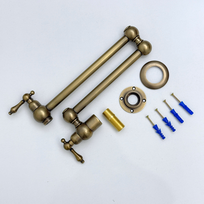 Oil Rubbed Bronze Pot Filler, Wall Mount Kitchen Faucet