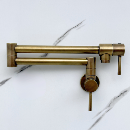 Oil Rubbed Bronze Pot Filler, Wall Mount Kitchen Faucet