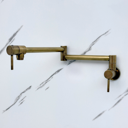 Oil Rubbed Bronze Pot Filler, Wall Mount Kitchen Faucet