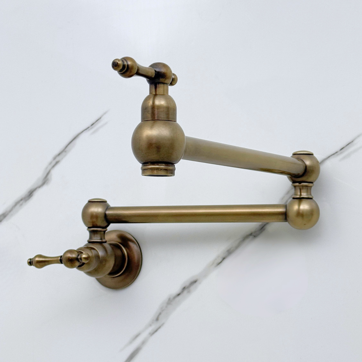 Oil Rubbed Bronze Pot Filler, Wall Mount Kitchen Faucet
