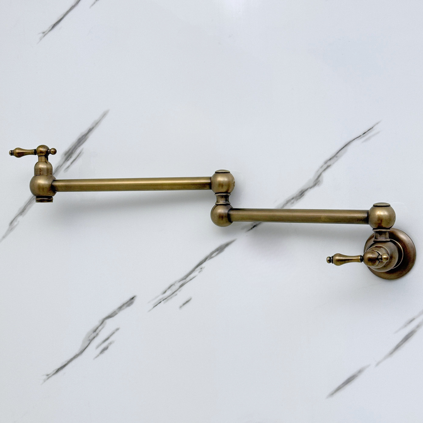 Oil Rubbed Bronze Pot Filler, Wall Mount Kitchen Faucet
