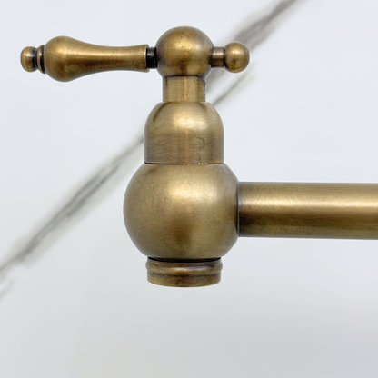 Oil Rubbed Bronze Pot Filler, Wall Mount Kitchen Faucet