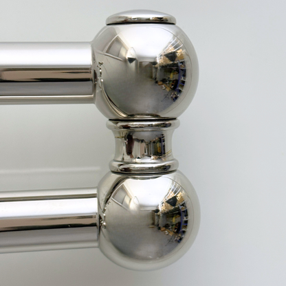 Polished Nickel Pot Filler with Lever Handles, Solid Nickel Wall Mount Pasta Faucet