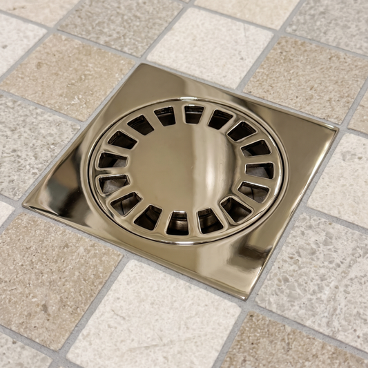 Polished Nickel Shower Drain
