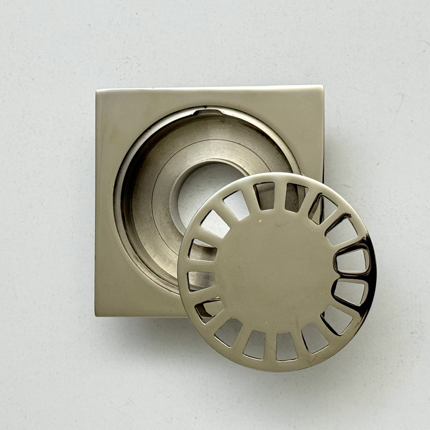 Polished Nickel Shower Drain