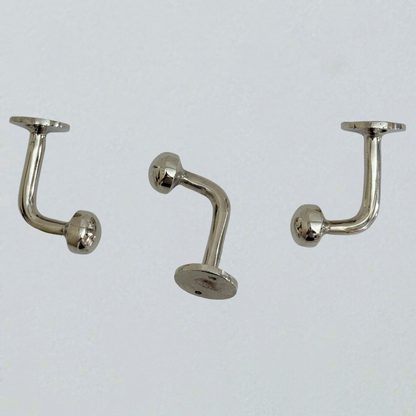Polished Nickel Wall Hook, Nickel Coat Hooks, Nickel Towel Hook, Solid Hook for Bathroom or Kitchen