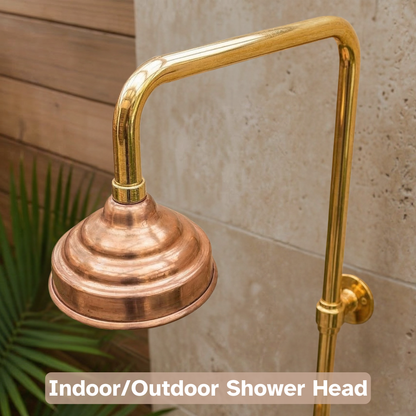 Solid Copper Rain Shower Head