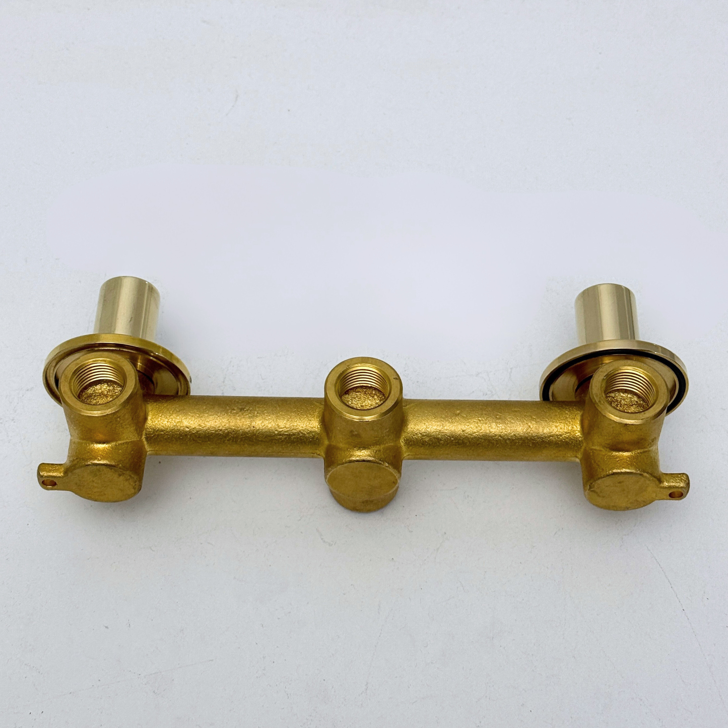 Solid Solid Brass 1 Way Valve, 2 Handles Bathroom Shower Valve
