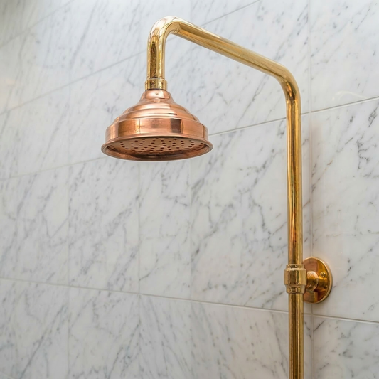 Solid Copper Rain Shower Head