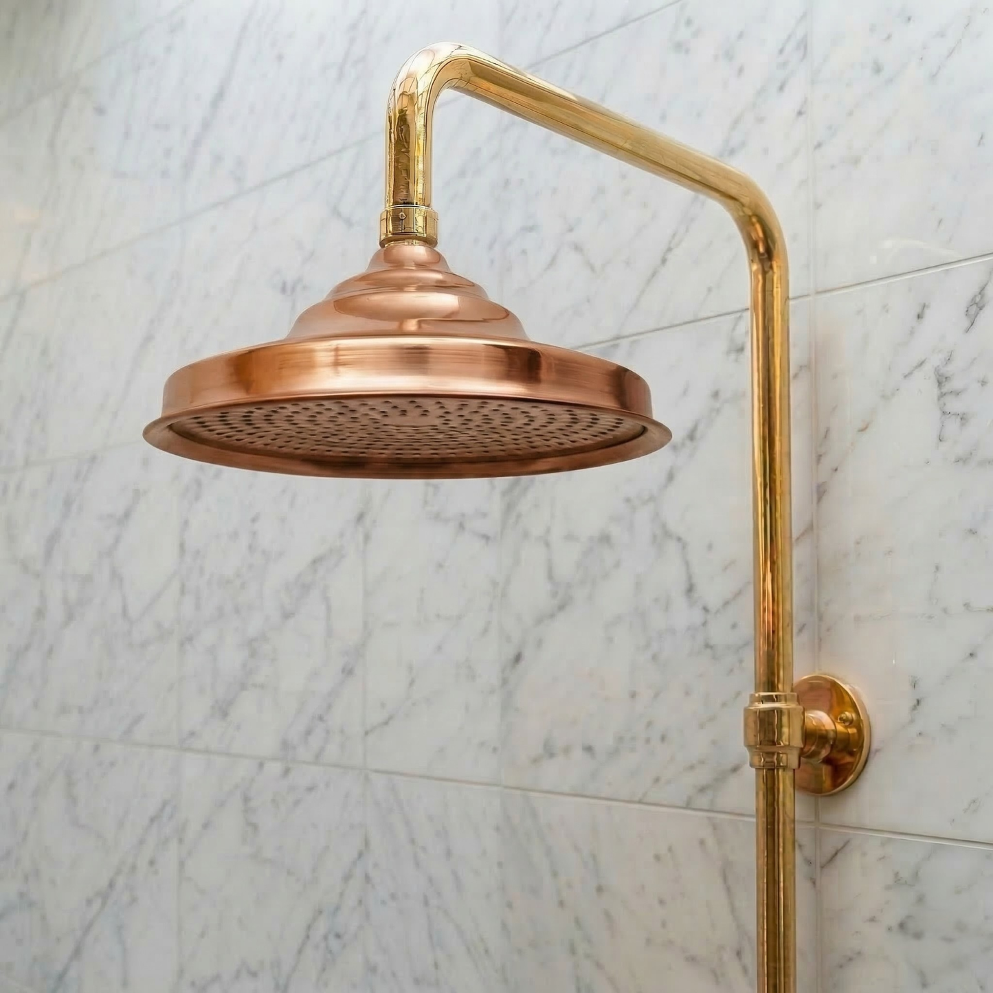 Solid Copper Rain Shower Head