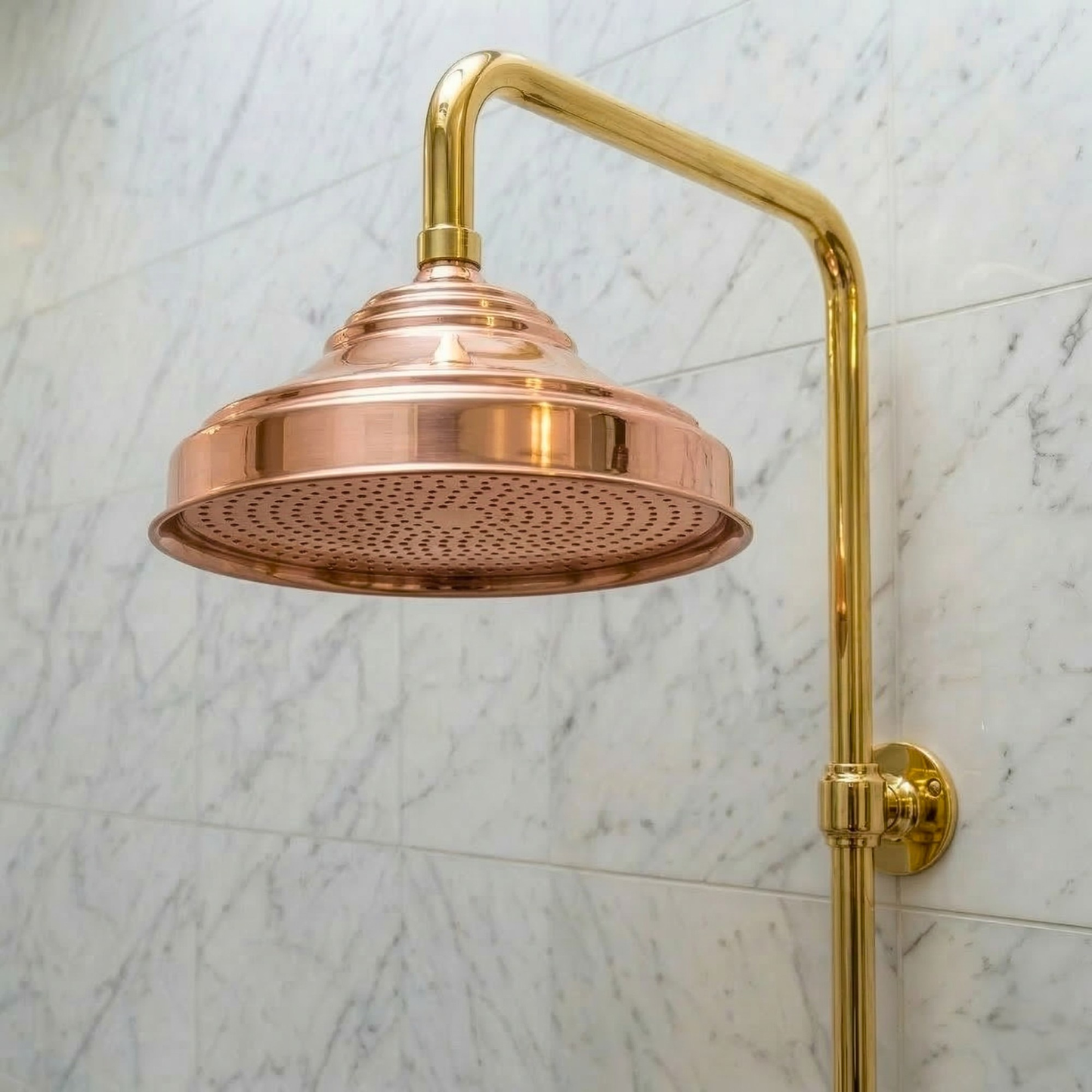Solid Copper Rain Shower Head