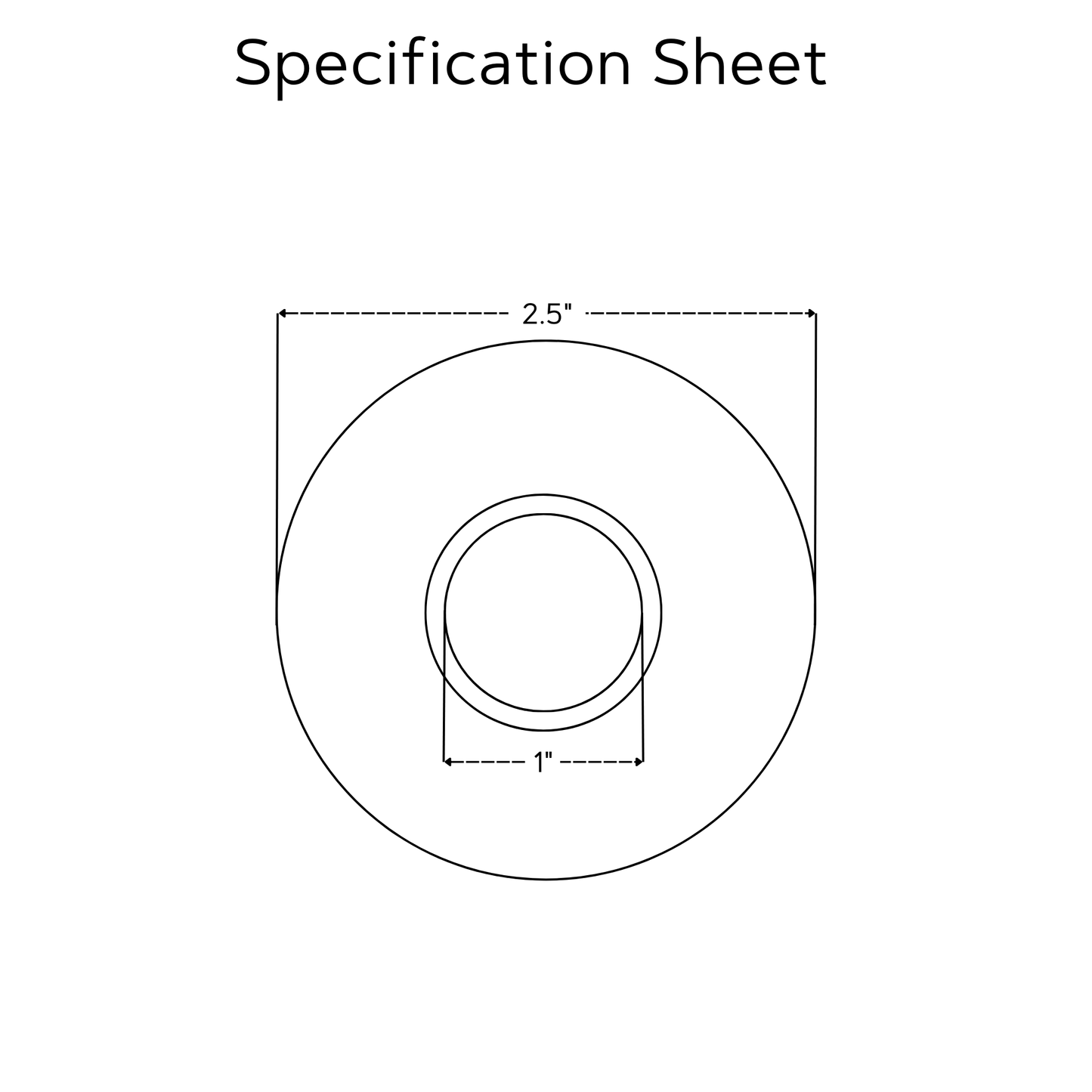 Unlacquered Brass Face Plates for Wall Mount Faucets, Solid Brass Round Escutcheons