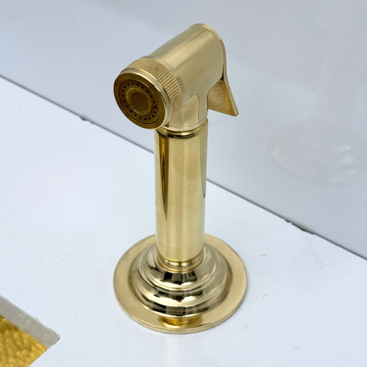 Unlacquered Brass Kitchen Side Sprayer - image 2