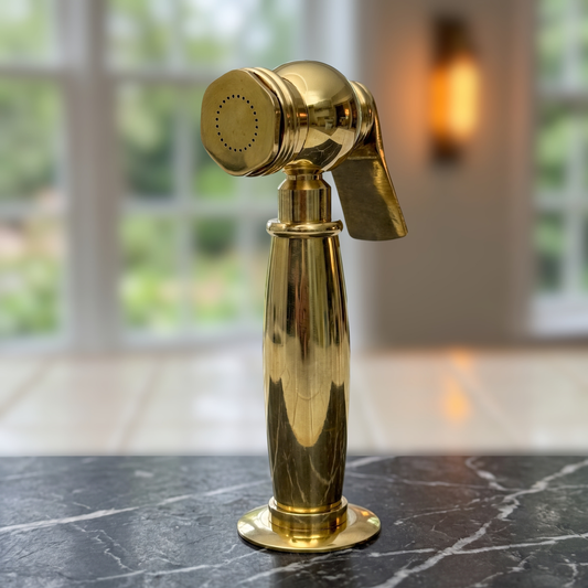 Unlacquered Brass Kitchen Side Sprayer - image 1