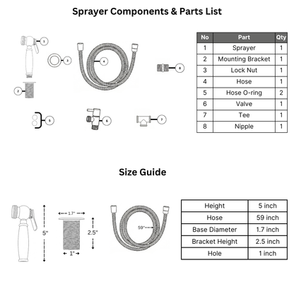 Unlacquered Brass Kitchen Side Sprayer