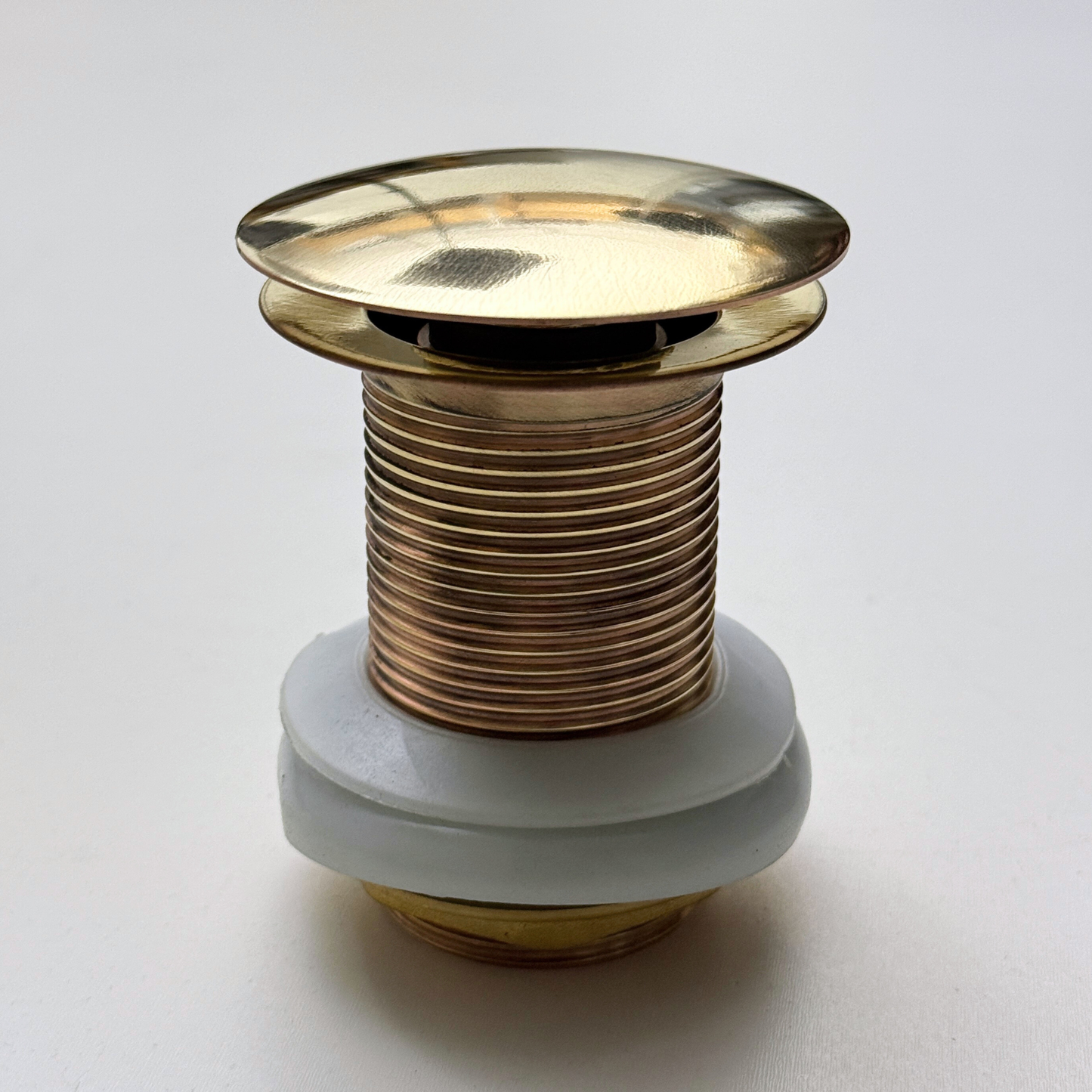 Unlacquered Brass Pop-Up Sink Drain