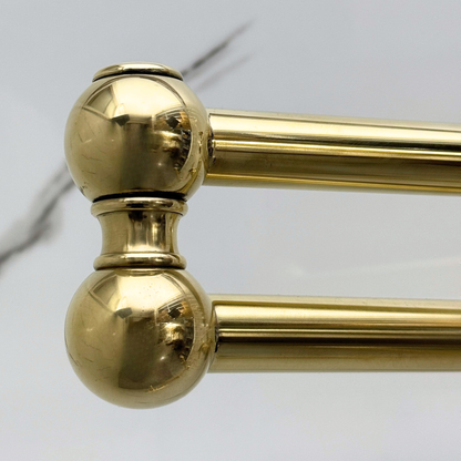 Unlacquered Brass Pot Filler with Cross Handles, Solid Brass Wall Mount Pasta Faucet