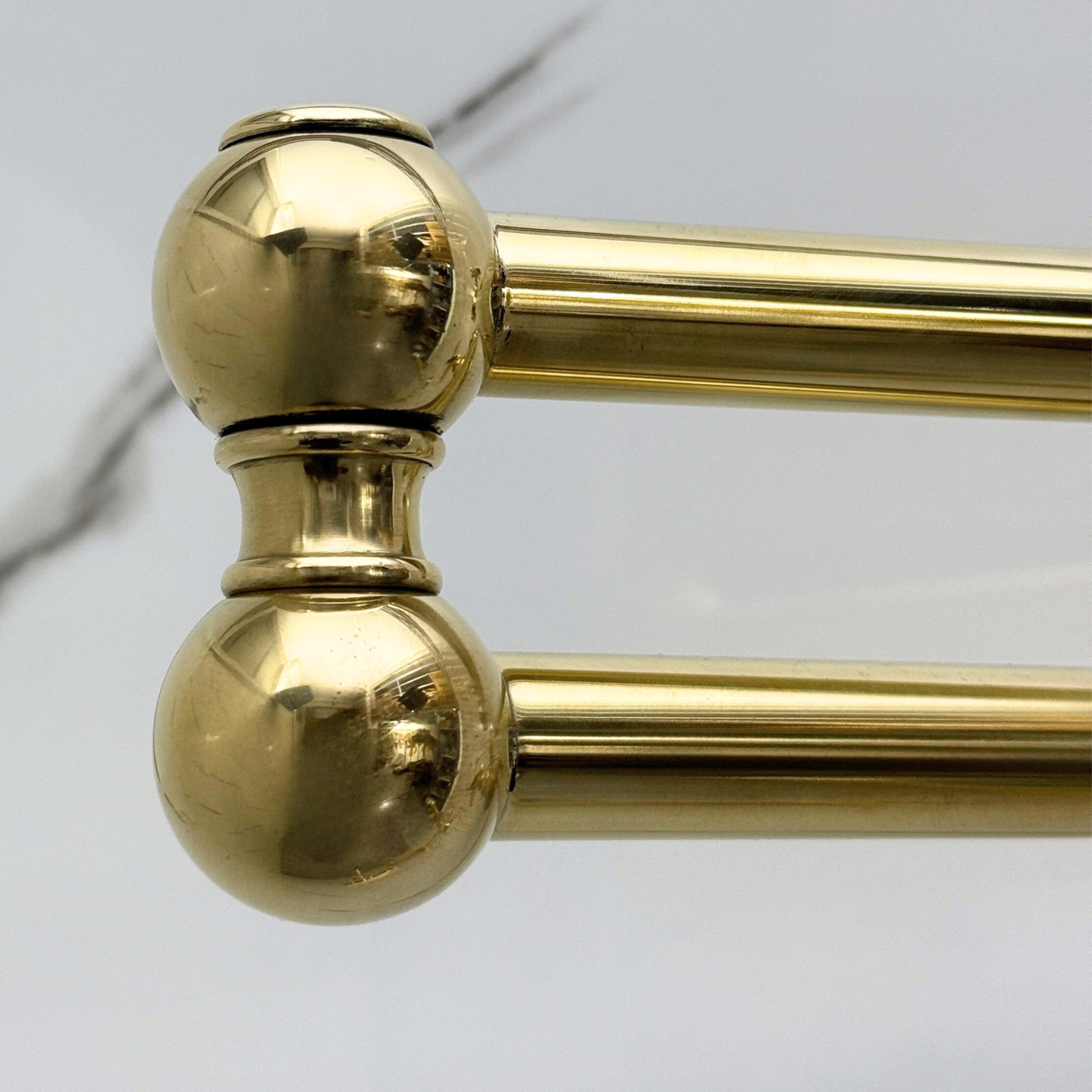 Unlacquered Brass Pot Filler with Lever Handles, Solid Brass Wall Mount Pasta Faucet