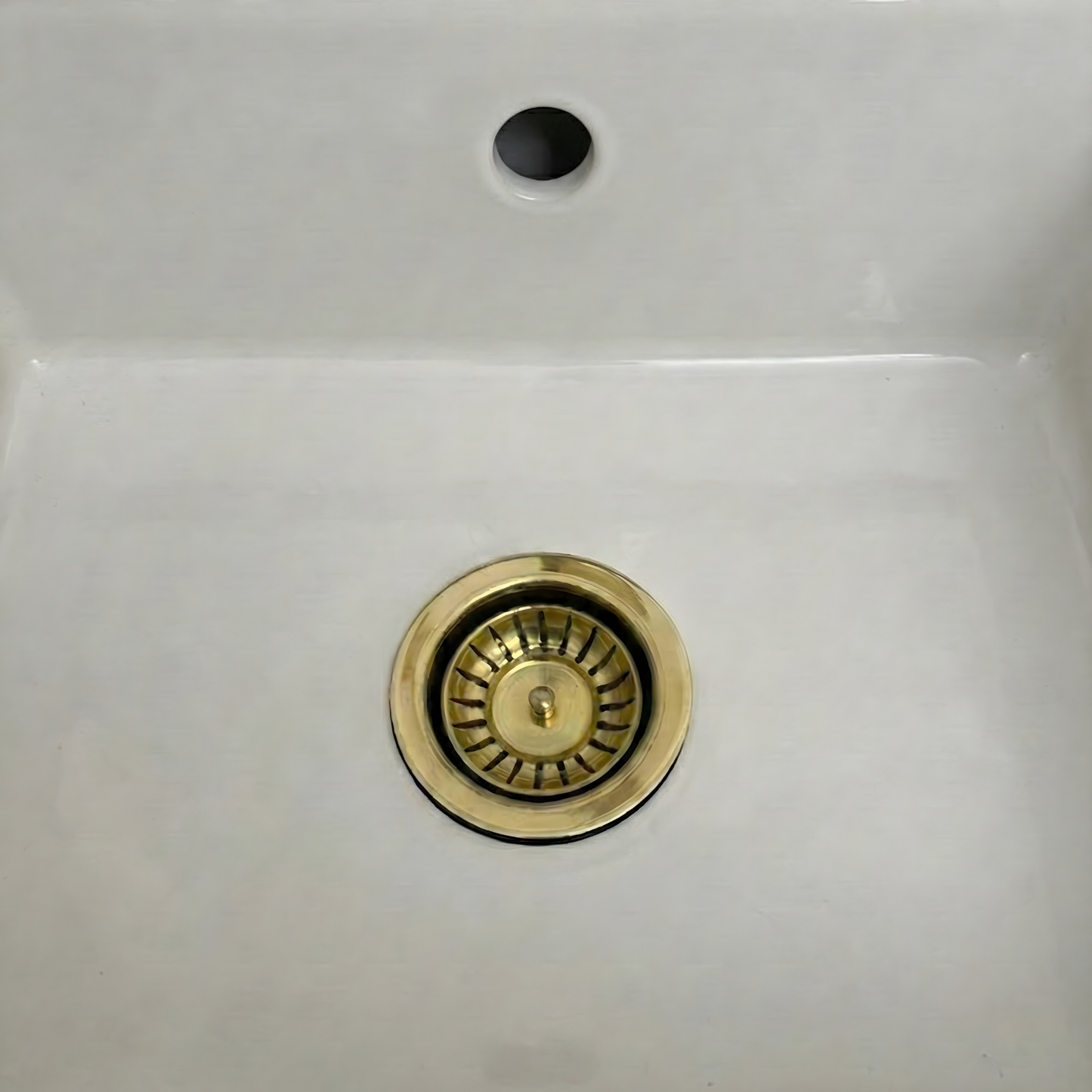 Unlacquered Brass Sink Strainer, Solid Brass Kitchen Sink Strainer