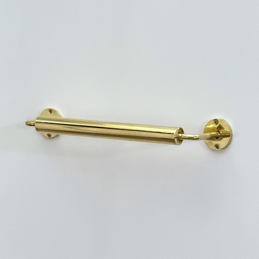 Unlacquered Brass Towel Holder, Solid Brass Wall Mounted Bar, Brass Towel Rack, Brass Rod, Brass Towel Rail
