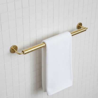 Unlacquered Brass Towel Holder, Solid Brass Wall Mounted Bar, Brass Towel Rack, Brass Rod, Brass Towel Rail